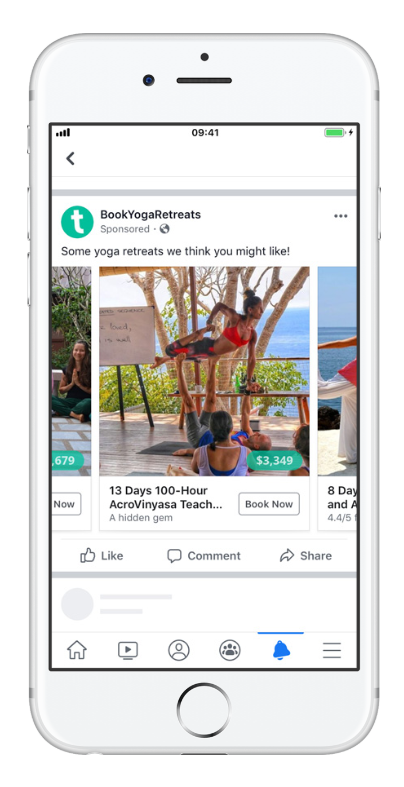 facebook travel advertising